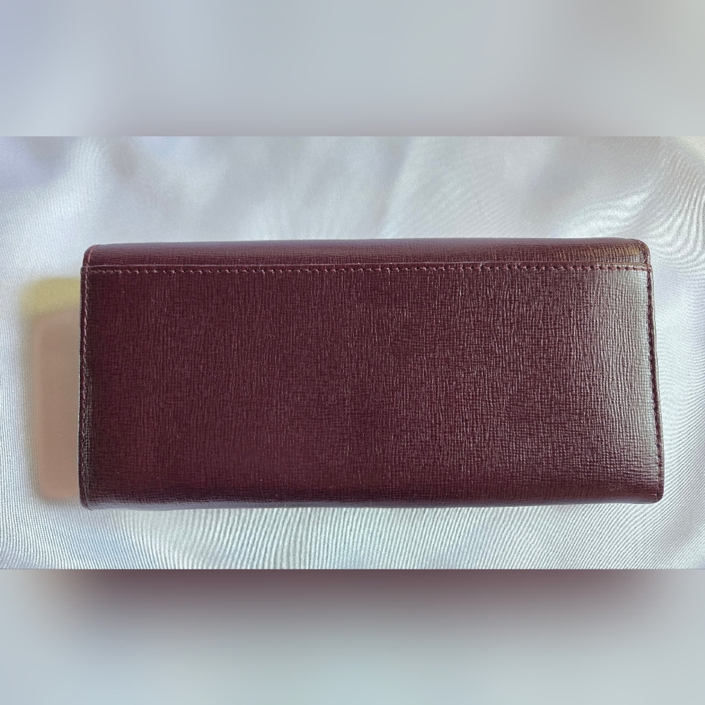 Furla Rich Burgundy Leather Wallet - Picture 2 of 11